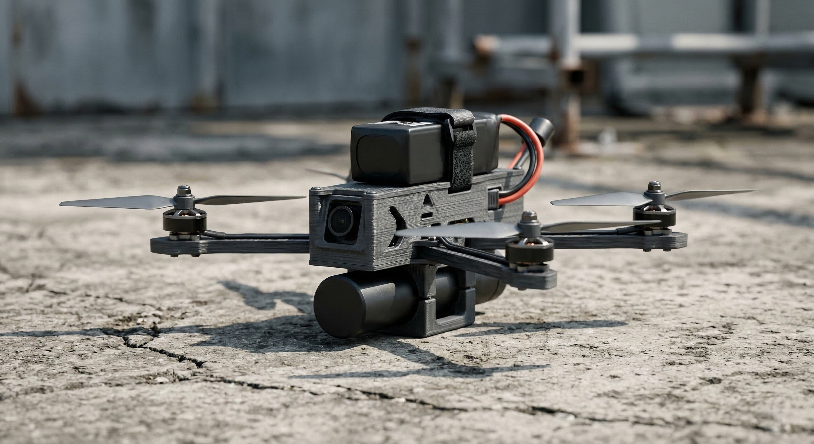 Mosquito precision munition — quadcopter form factor